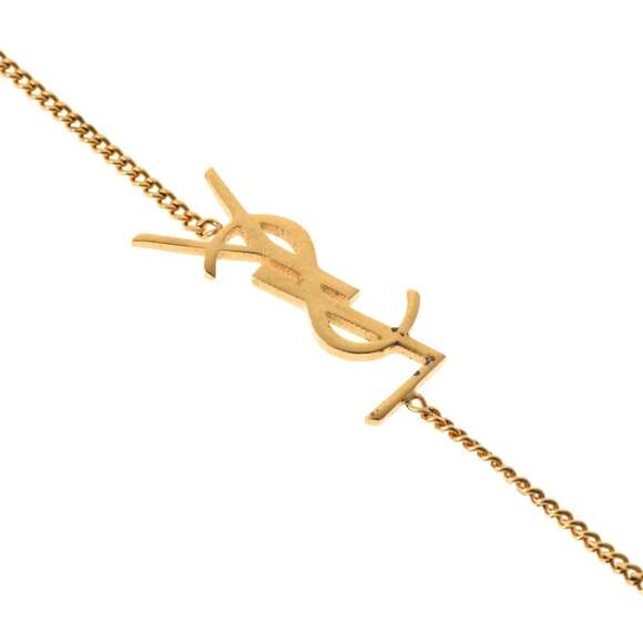 Saint Laurent Cassandra Bracelet 635533 Metal Gold S-159519 - Picture 3 of 5